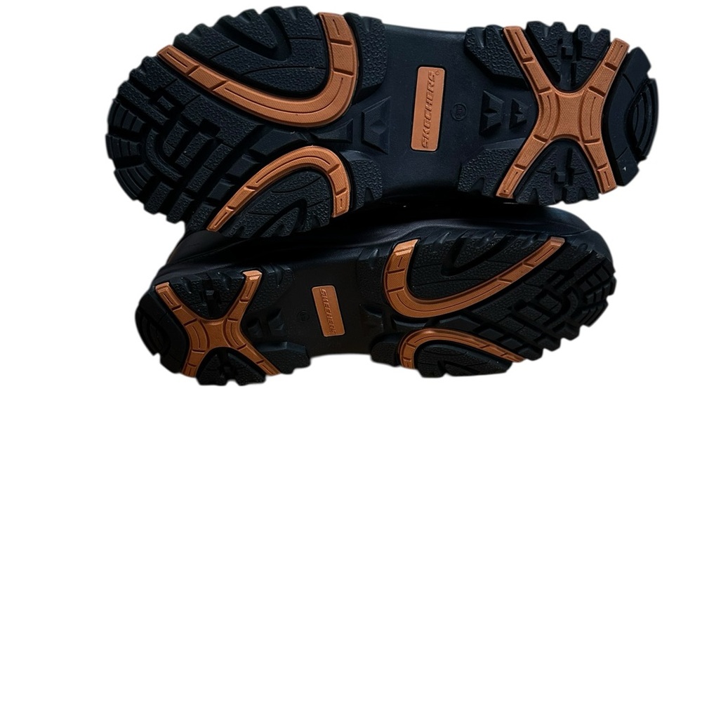 Skechers Men's Relment Traven Waterproof Leather Hiking Boots Brown Size 11 - Picture 7 of 10